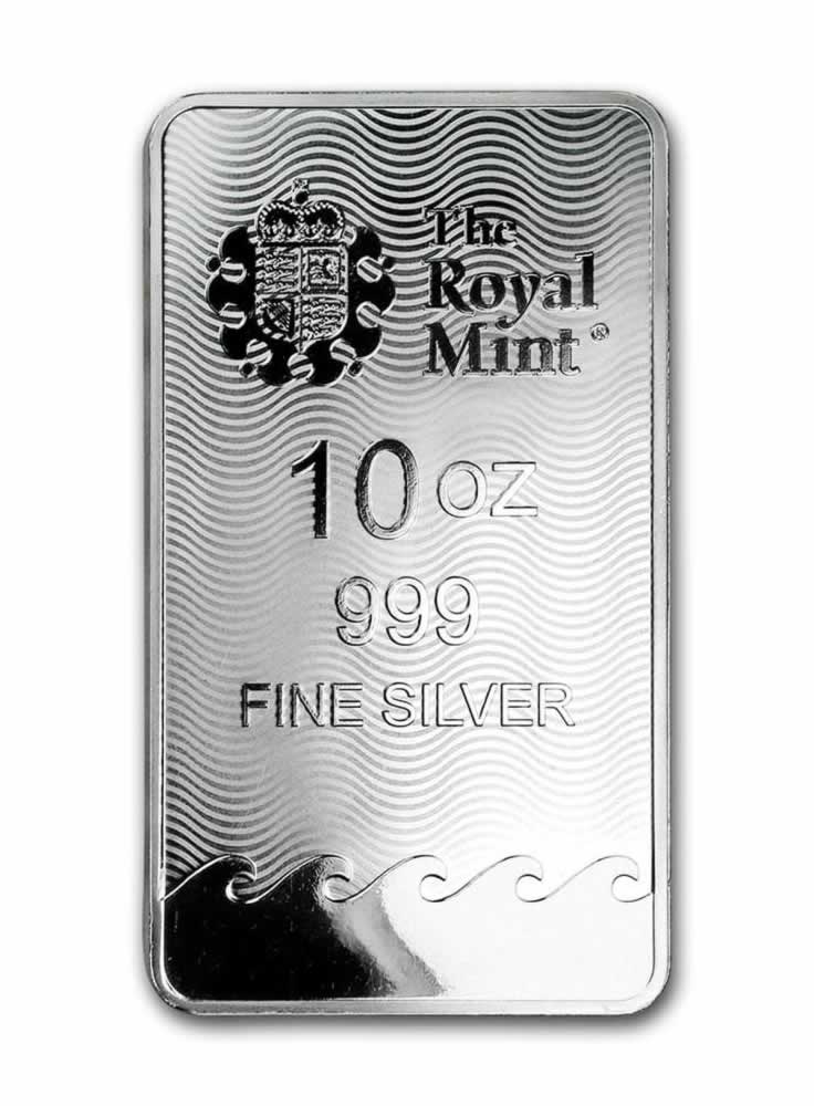 10 Ounce Royal Mint Silver Bar